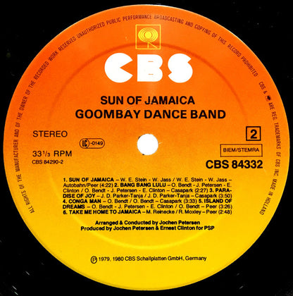 Goombay Dance Band : Sun Of Jamaica (LP, Album)