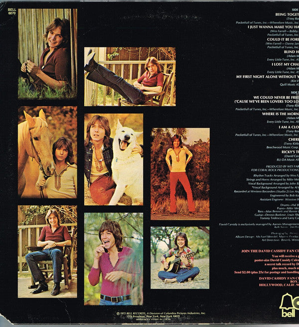 David Cassidy : Cherish (LP, Album)