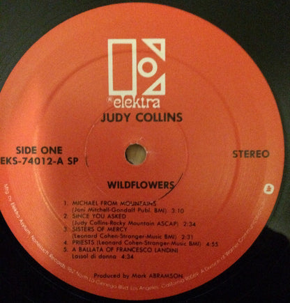 Judy Collins : Wildflowers (LP, Album, RE, SP-)