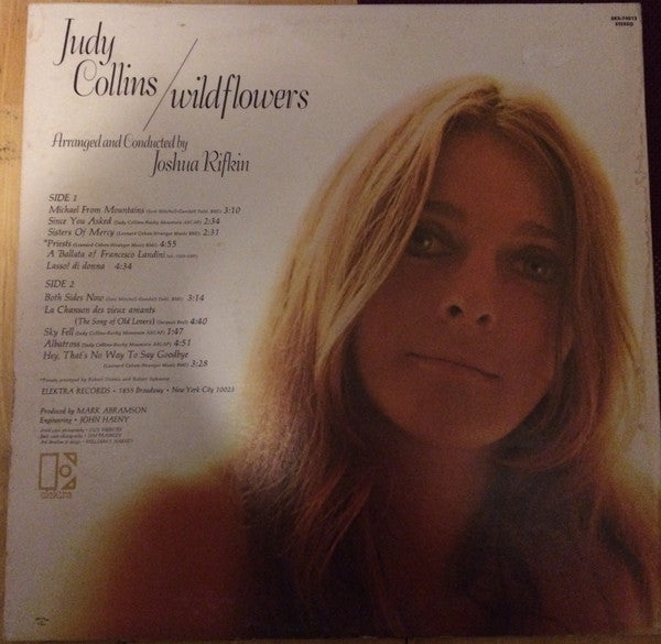 Judy Collins : Wildflowers (LP, Album, RE, SP-)