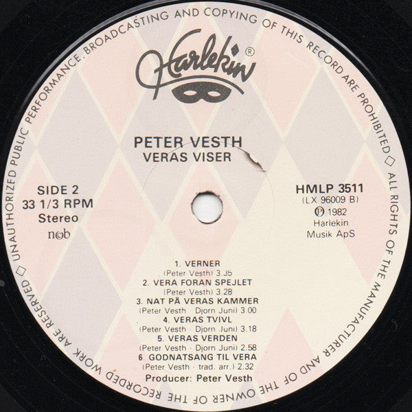 Peter Vesth : Veras Viser (LP, Comp, RE)