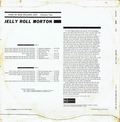 Jelly Roll Morton : The King Of New Orleans Jazz Vol.2 (LP, Comp, Mono)