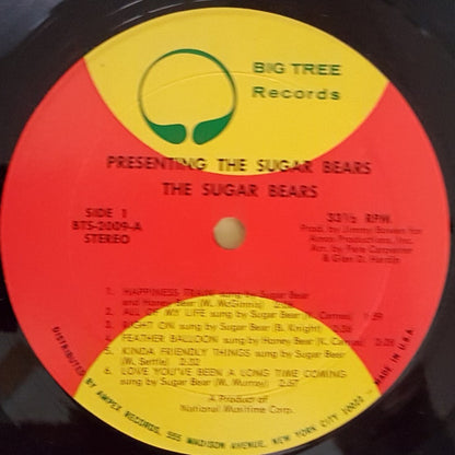 Sugar Bears (2) : Presenting The Sugar Bears (LP, Album)