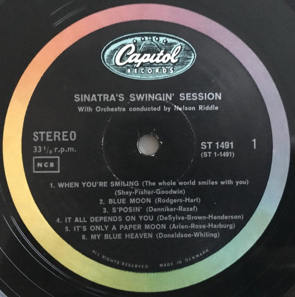 Frank Sinatra : Sinatra's Swingin' Session!!! (LP, Album, RP)