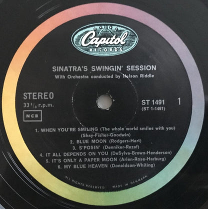 Frank Sinatra : Sinatra's Swingin' Session!!! (LP, Album, RP)