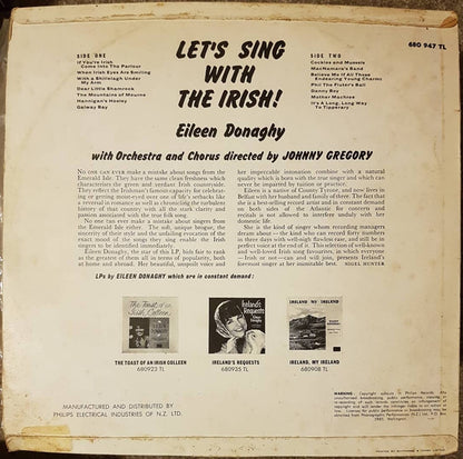 Eileen Donaghy : Let's Sing With The Irish (LP, Mono)