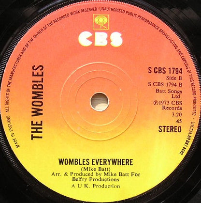 The Wombles : The Wombling Song (7", Single, RE, Sol)