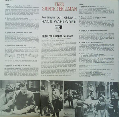 Fred Åkerström : Fred Sjunger Bellman (LP, Album, RE)