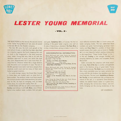 Lester Young : Lester Young Memorial Vol. 2 (LP, Comp)