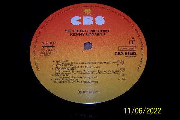 Kenny Loggins : Celebrate Me Home (LP, Album)