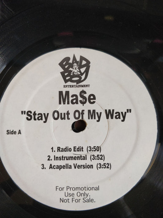 Mase : Stay Out Of My Way (12", Promo)