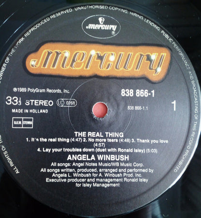 Angela Winbush : The Real Thing (LP, Album)