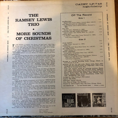 The Ramsey Lewis Trio : More Sounds Of Christmas (LP, Album, RE)