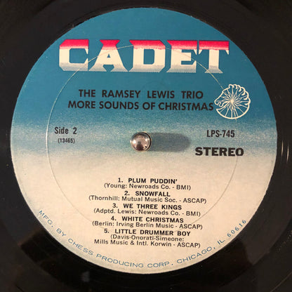 The Ramsey Lewis Trio : More Sounds Of Christmas (LP, Album, RE)