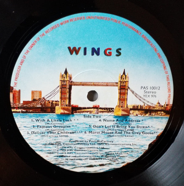 Wings (2) : London Town (LP, Album)