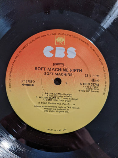 Soft Machine : Fifth (LP, Album, RE)