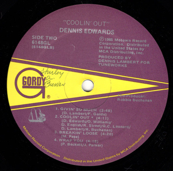 Dennis Edwards : Coolin' Out (LP, Album)