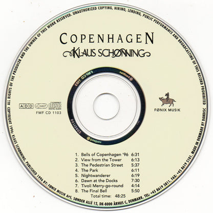 Klaus Schønning : Copenhagen (CD, Album)