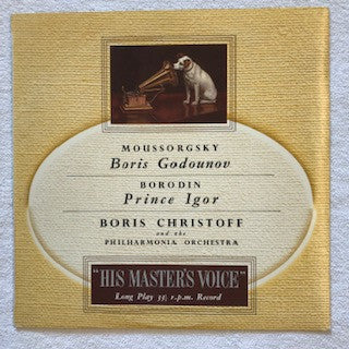 Modest Mussorgsky, Alexander Borodin, Boris Christoff And The Philharmonia Orchestra : Scenes From Boris Godounov And Prince Igor (10")