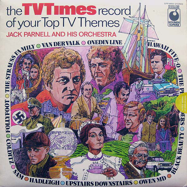 Jack Parnell & His Orchestra : The TVTimes Record Of Your Top TV Themes (LP)