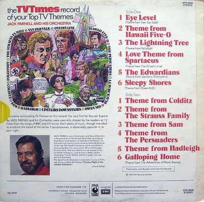 Jack Parnell & His Orchestra : The TVTimes Record Of Your Top TV Themes (LP)