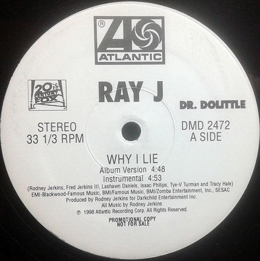 Ray J : Why I Lie (12", Promo)