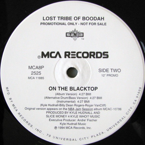 Lost Tribe Of Boodah : On The Blacktop (12", Promo)