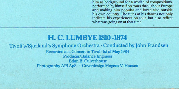 H.C. Lumbye / Tivolis Symfoniorkester, John Frandsen : H. C. Lumbye (LP, Album)