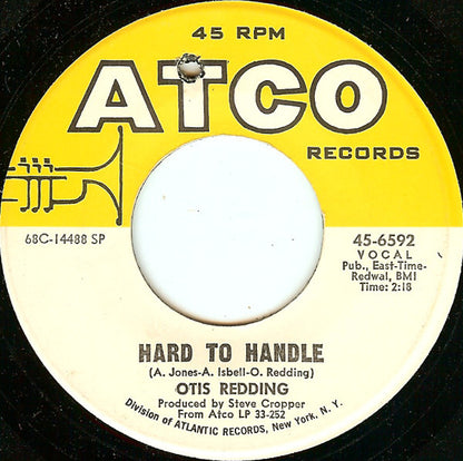 Otis Redding : Hard To Handle / Amen (7", Single, Spe)