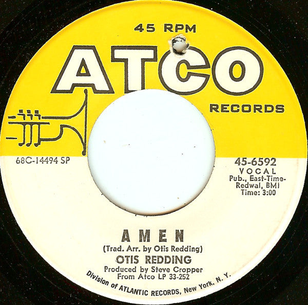 Otis Redding : Hard To Handle / Amen (7", Single, Spe)