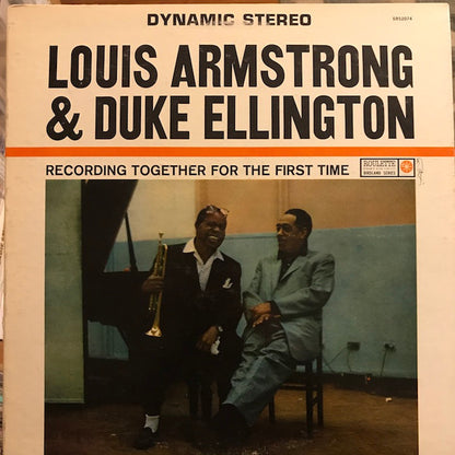 Louis Armstrong & Duke Ellington : Recording Together For The First Time (LP, Album, RP)