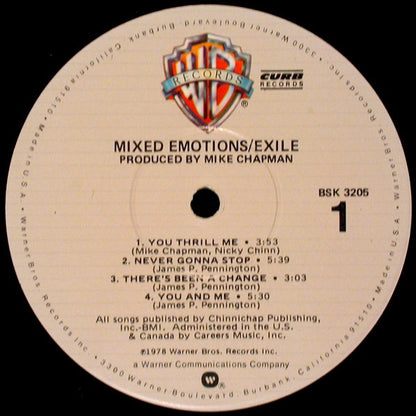 Exile (7) : Mixed Emotions (LP, Album, Jac)