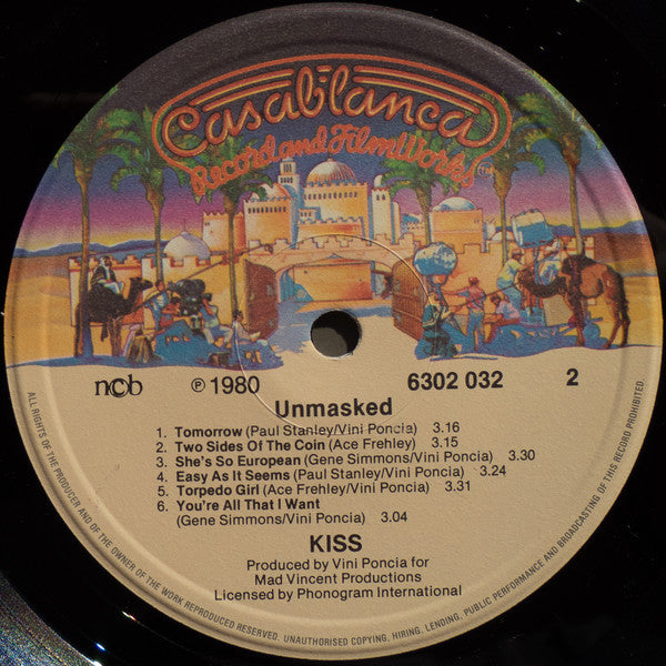 Kiss : Unmasked (LP, Album)