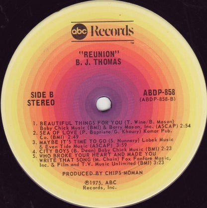 B.J. Thomas : Reunion (LP, Album)