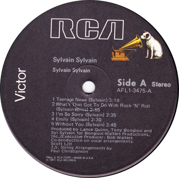 Sylvain Sylvain : Sylvain Sylvain (LP, Album, Ind)