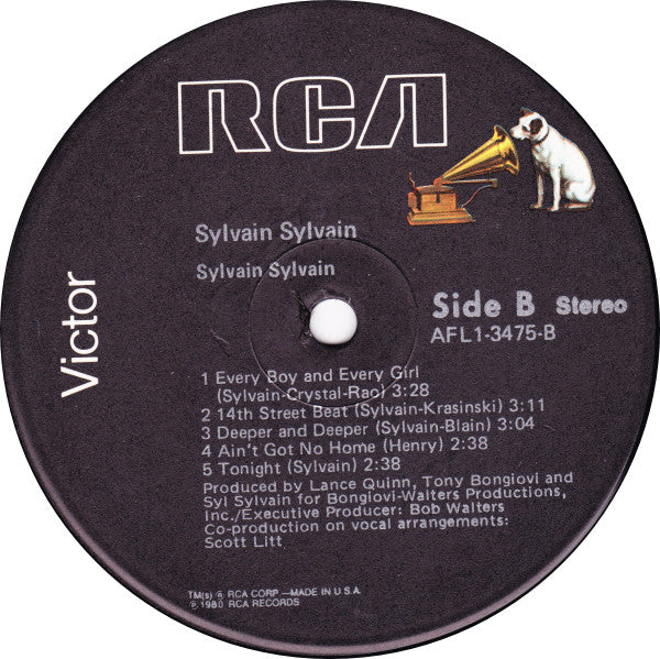 Sylvain Sylvain : Sylvain Sylvain (LP, Album, Ind)