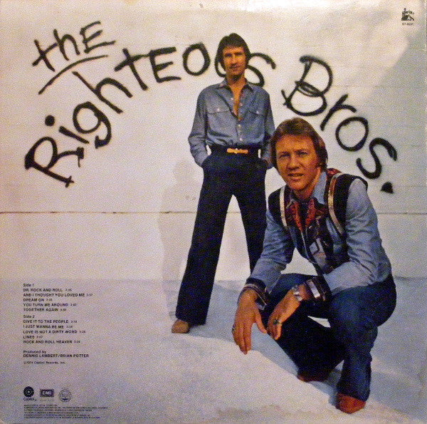 The Righteous Brothers : Give It To The People (LP, Album, Los)