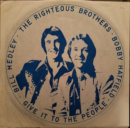 The Righteous Brothers : Give It To The People (LP, Album, Los)