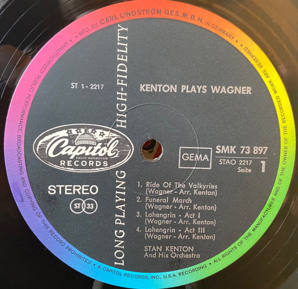 Stan Kenton, Richard Wagner : Kenton / Wagner (LP, Album)