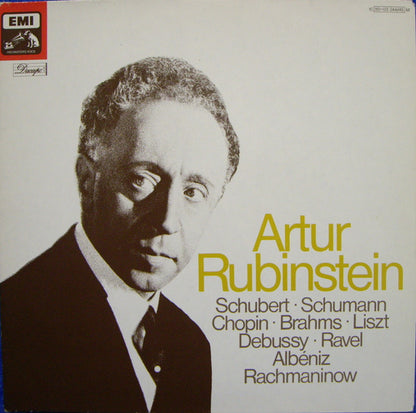 Franz Schubert • Robert Schumann, Frédéric Chopin • Johannes Brahms • Franz Liszt, Claude Debussy • Maurice Ravel, Isaac Albéniz, Sergei Vasilyevich Rachmaninoff, Arthur Rubinstein : Artur Rubinstein (2xLP, Comp, Mono, RE, RM)