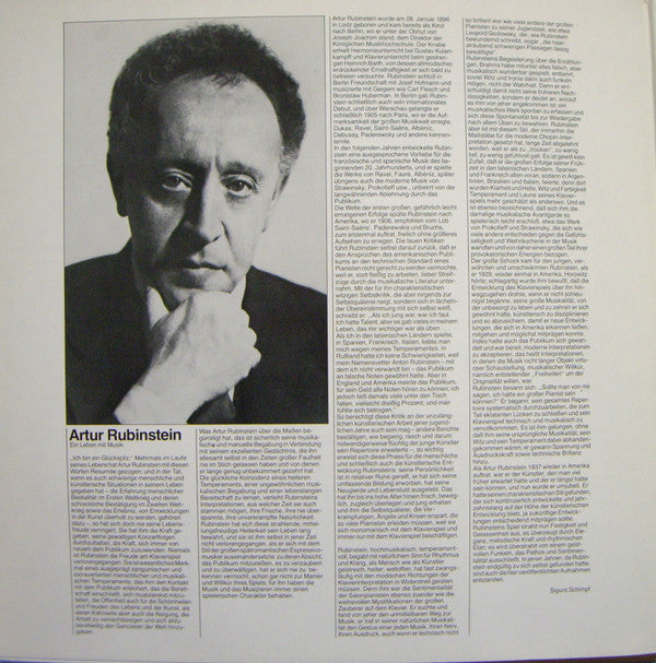 Franz Schubert • Robert Schumann, Frédéric Chopin • Johannes Brahms • Franz Liszt, Claude Debussy • Maurice Ravel, Isaac Albéniz, Sergei Vasilyevich Rachmaninoff, Arthur Rubinstein : Artur Rubinstein (2xLP, Comp, Mono, RE, RM)