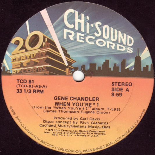 Gene Chandler : When You're # 1 (12")