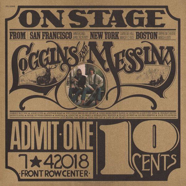 Loggins And Messina : On Stage (2xLP, Album, Pit)