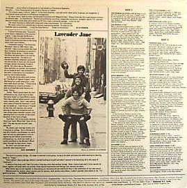 Lavender Jane : Lavender Jane Loves Women (LP, Album, RE)