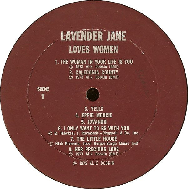 Lavender Jane : Lavender Jane Loves Women (LP, Album, RE)