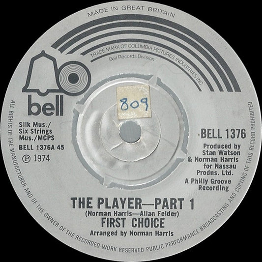 First Choice : The Player (7")