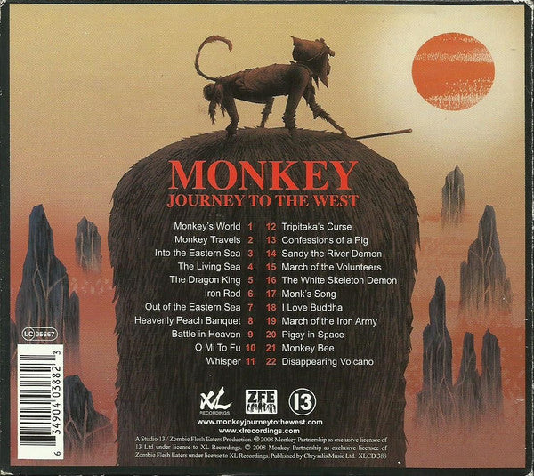 Monkey (12) : Journey To The West (CD, Album, Dig)