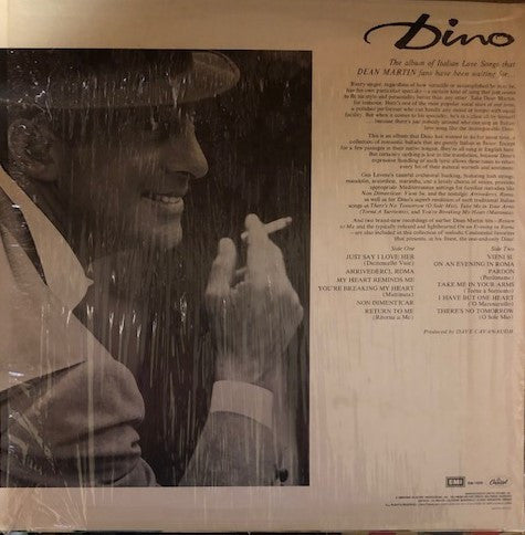 Dean Martin : Dino: Italian Love Songs (LP, Album, RE, Jac)