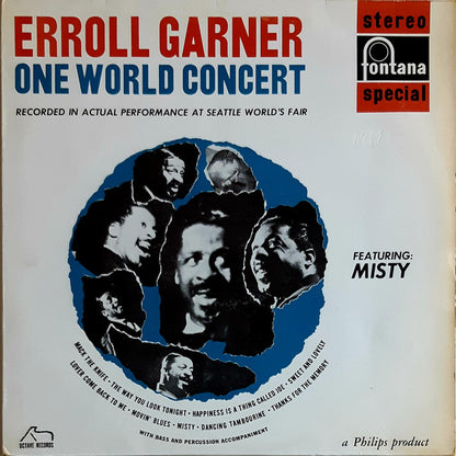 Erroll Garner : One World Concert (LP, Album, RE)