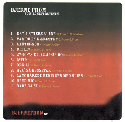 Bjerne From : 50 Kilometerstenen (CD, Album)